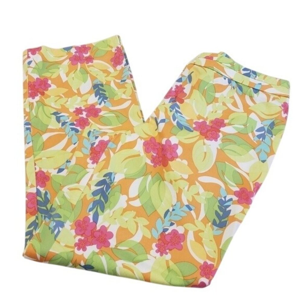 Sigrid Olsen Sport Womens Floral Pants Size 8 - Picture 3 of 7